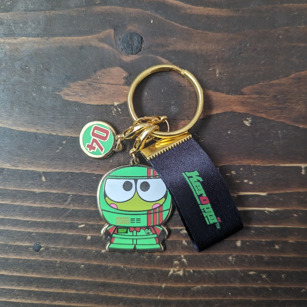 Keroppi Hello Kitty Tokyo Speed Keychain 04